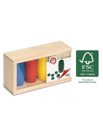 Fichas Parchis de madera
