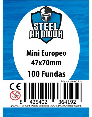 Fundas Mini Europeo Steel...