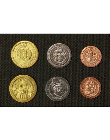 Monedas metálicas industriales